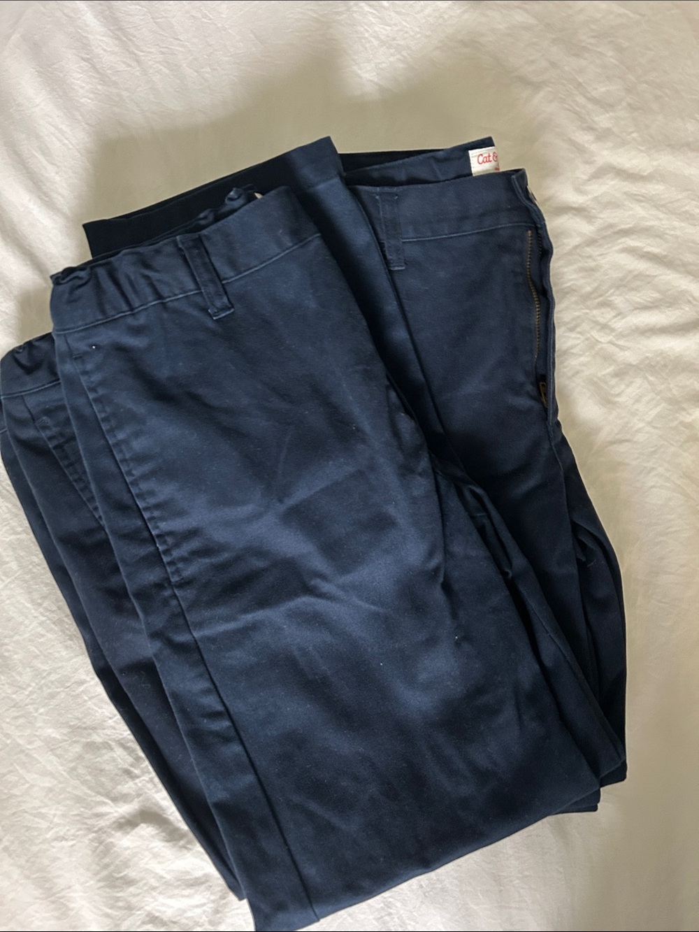 Cat & Jack Navy Chino School Uniform Pants